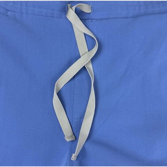 FIGS Yola Skinny Scrub Pant Womens L Blue Nurse Uniform Stretch TW2000R 1356 - Picture 6 of 16